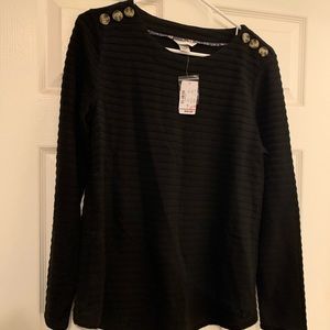 Sweater with button detail NWT
